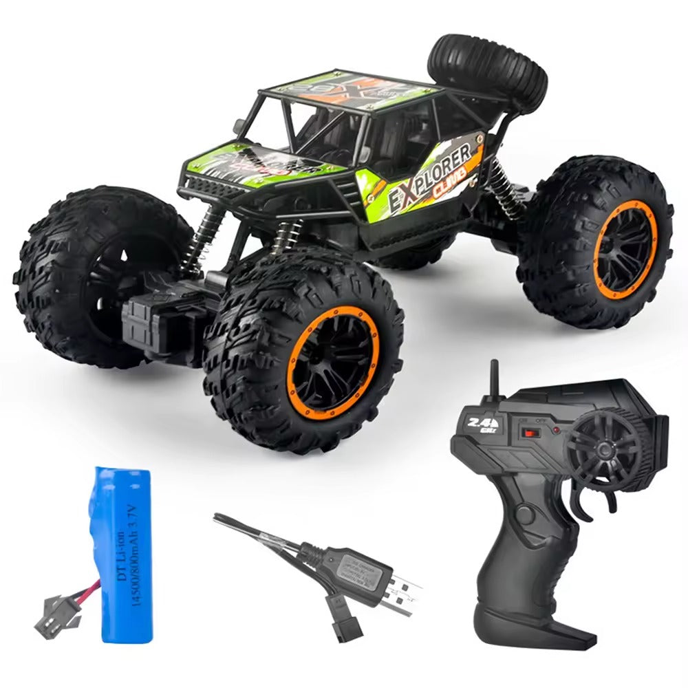 2.4GHz Battery Operated Off-Road RC Stunt Car – Remote Control Cross Country Vehicle Toy for Kids & Boys 2.4GHz Battery Operated Off-Road RC Stunt Car – Remote Control Cross Country Vehicle Toy for Kids & Boys